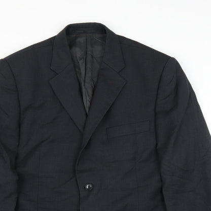 Mens UK Size 42 Howick Regular Black Suit Jacket
