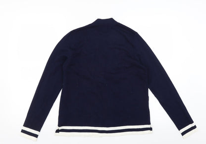 M&Co Womens Blue   Cardigan Jumper Size 12