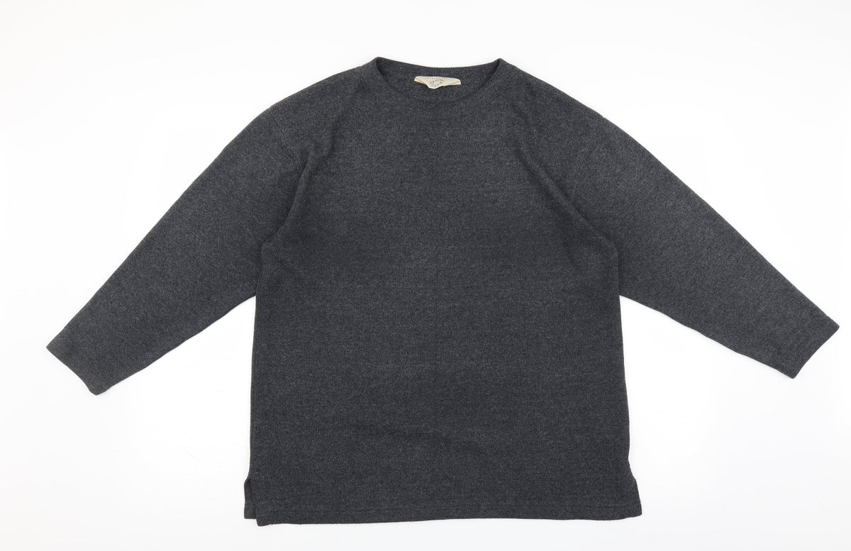 Debenhams Womens Grey   Pullover Jumper Size 14