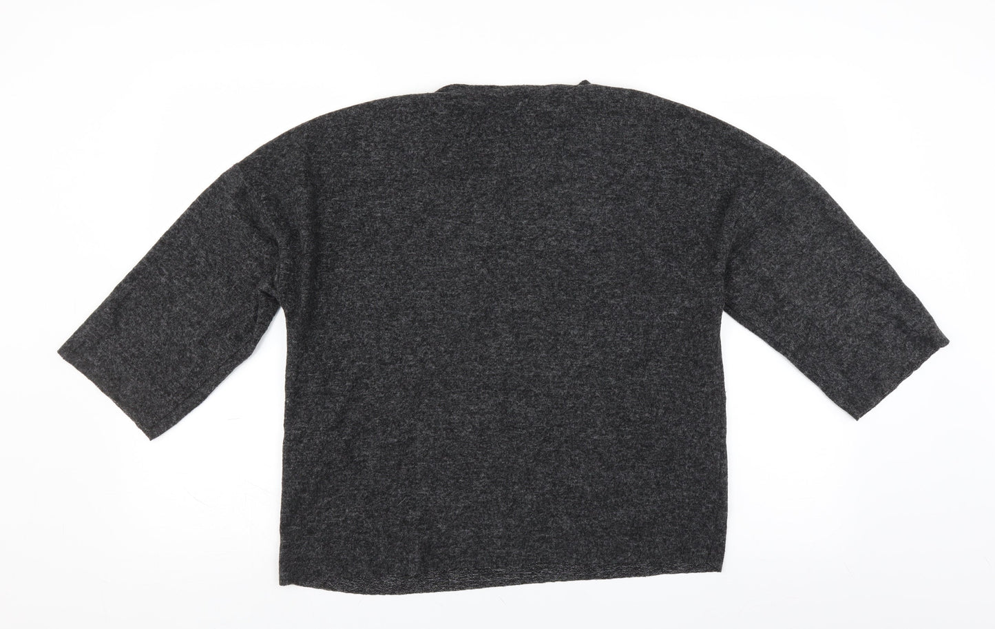 Zara Womens Grey   Pullover Jumper Size S  - Pearl Detail