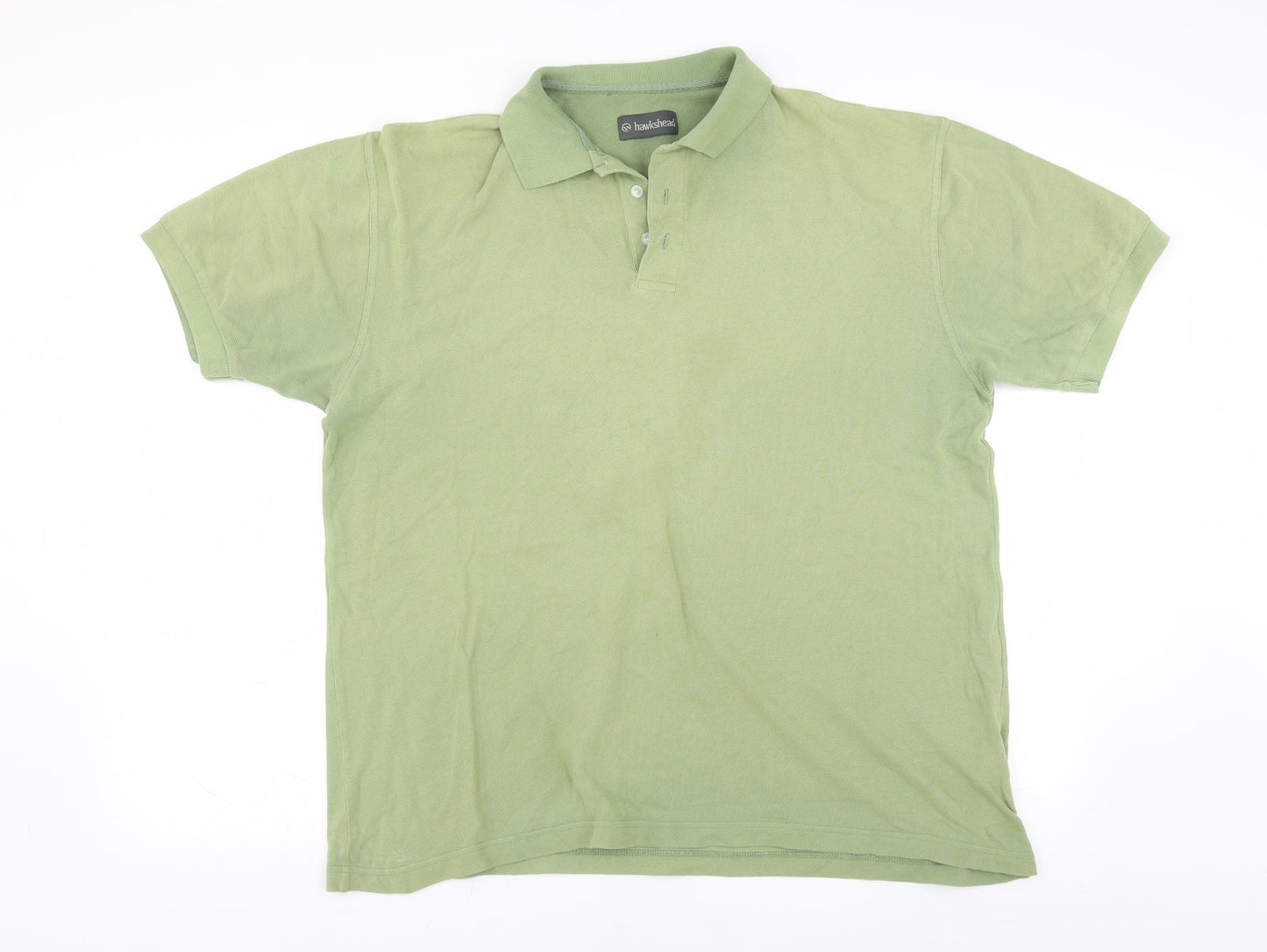 Hawkshead Mens Green    Polo Size L