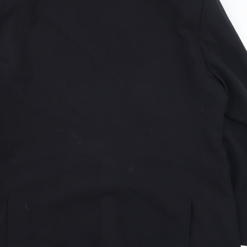 Mens UK Size 46 Preworn Regular Blue Suit Jacket