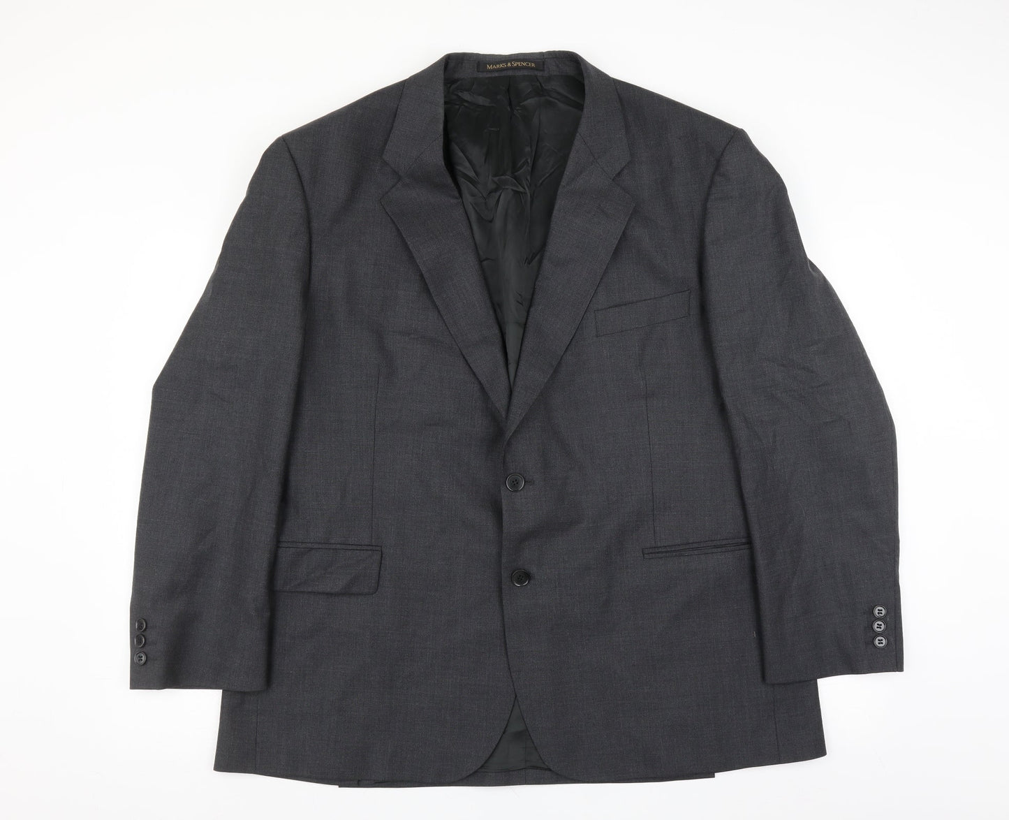 Mens UK Size 46 Marks and Spencer Regular Grey Suit Jacket