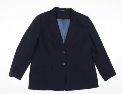 Mens UK Size 40 Preworn Regular Blue Suit Jacket