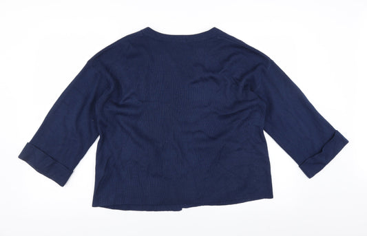 Sainsburys Womens Blue   Cardigan Jumper Size 10
