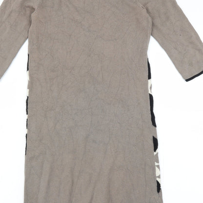 French Connection Womens Brown   Jumper Dress  Size XS