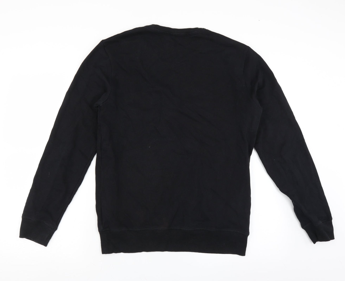 Mens UK Size M NEXT Black Pullover Sweatshirt