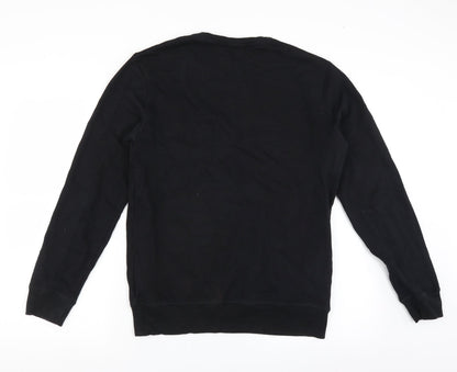 Mens UK Size M NEXT Black Pullover Sweatshirt
