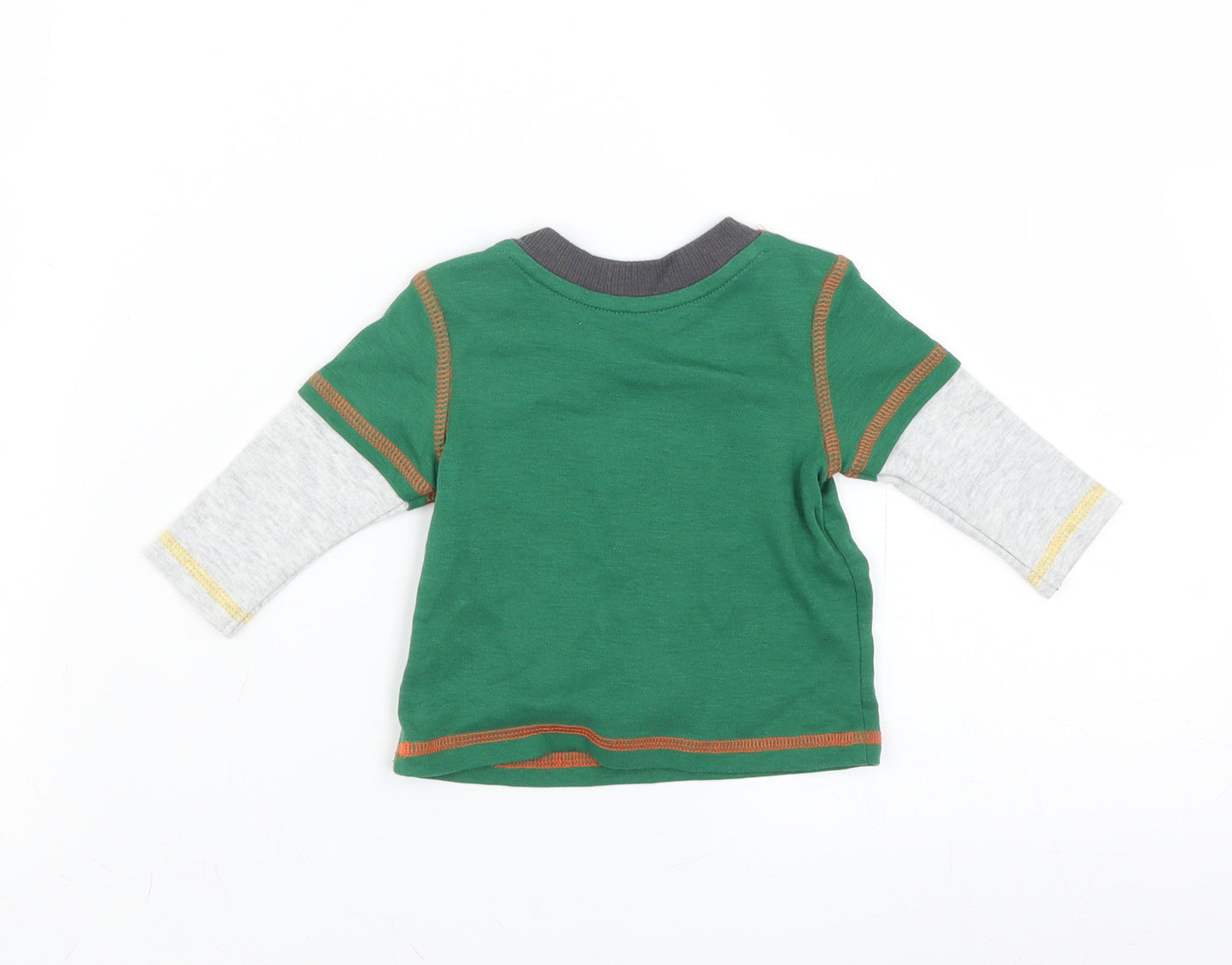 George Boys Green   Basic T-Shirt Size 0-3 Months  - Tigger Winnie the Pooh