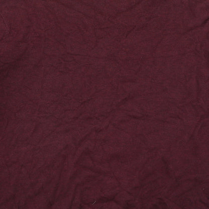 George Mens Purple   Pullover Jumper Size XL  - burgundy