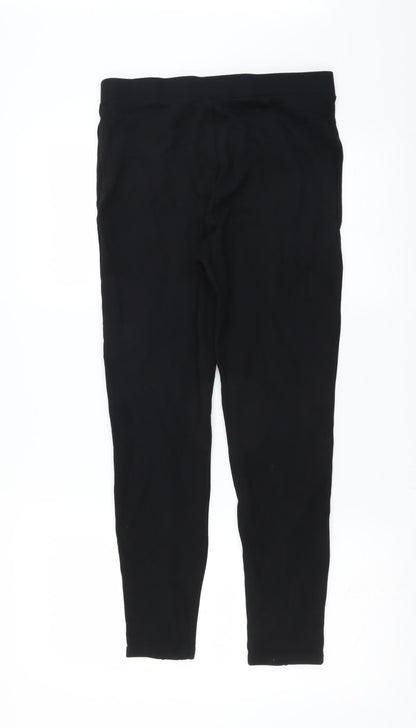 Womens UK Size 12 Papaya Extra-Slim Fit  Black Trousers