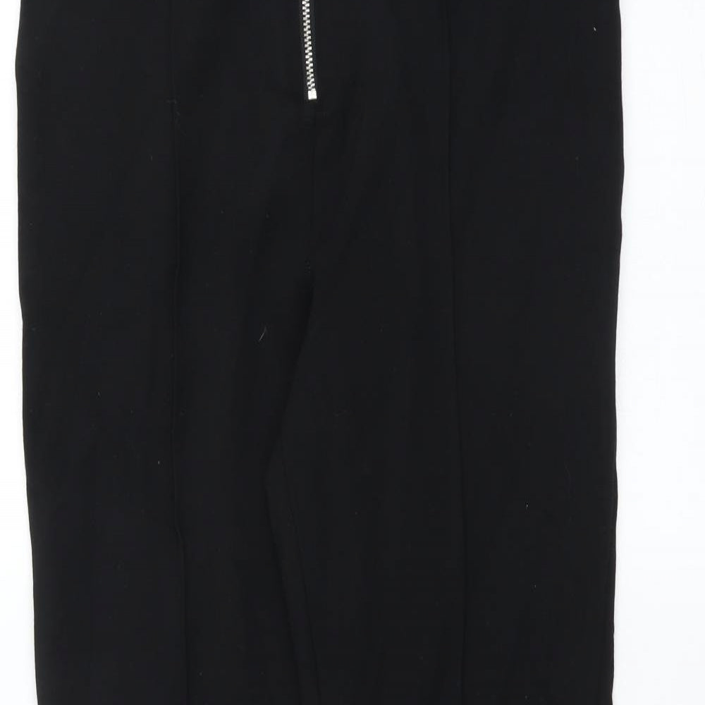 Womens UK Size 12 Papaya Extra-Slim Fit  Black Trousers