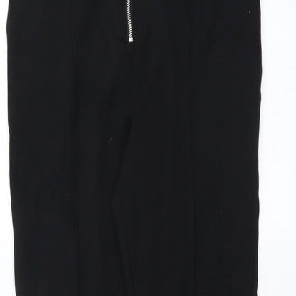 Womens UK Size 12 Papaya Extra-Slim Fit  Black Trousers