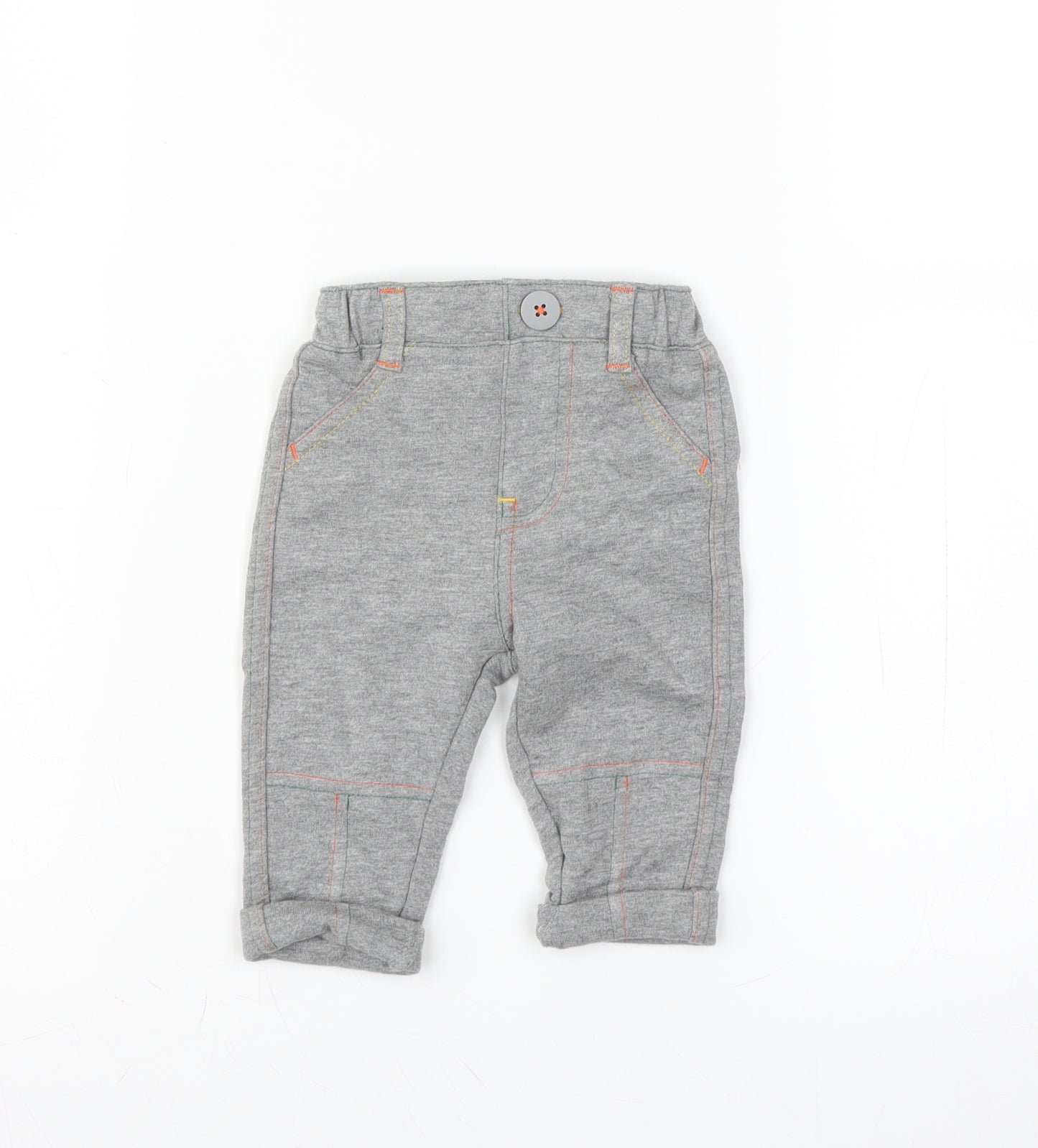 George Boys Grey   Jogger Trousers Size 0-3 Months