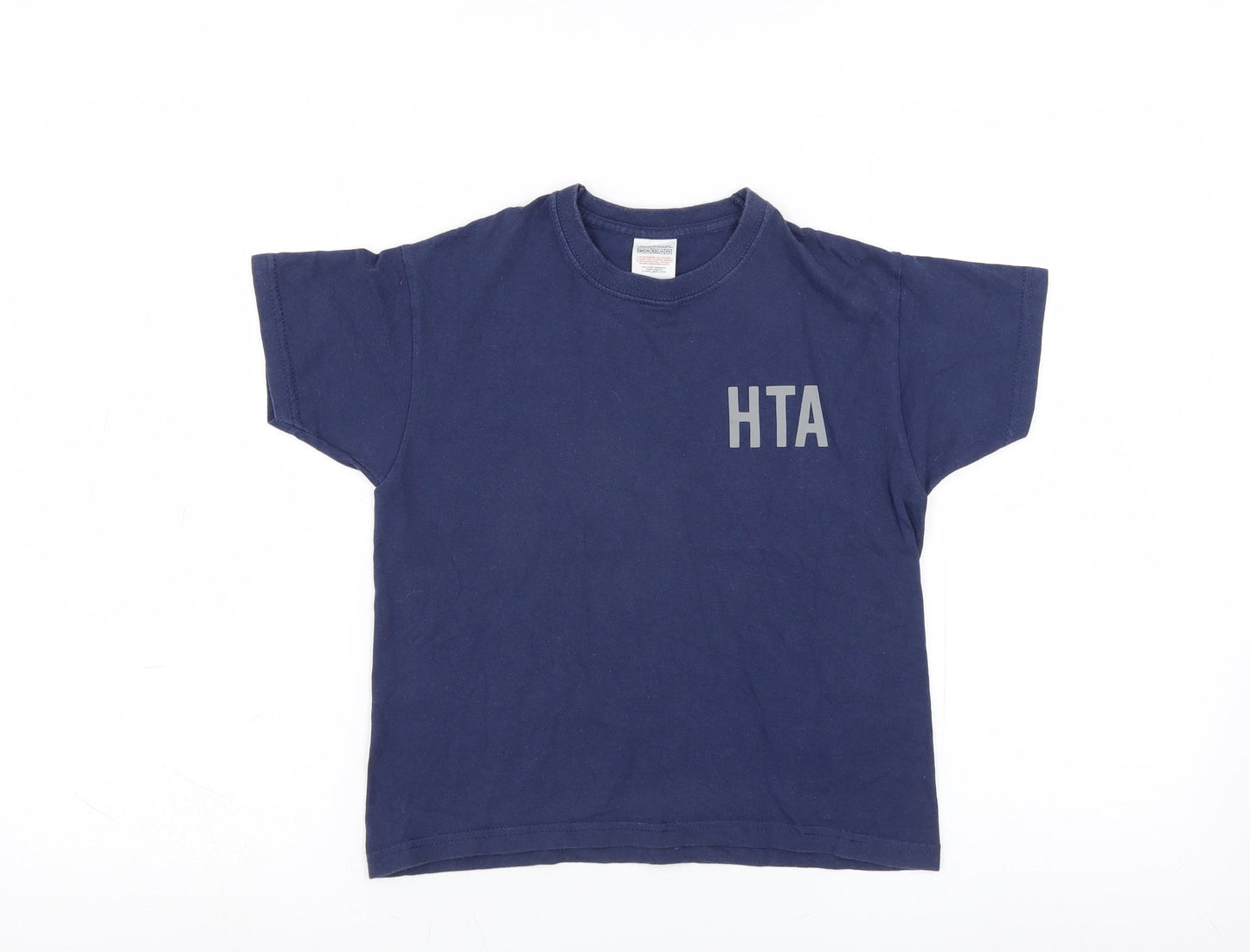 Preworn Boys Blue   Basic T-Shirt Size 5-6 Years  - HTA