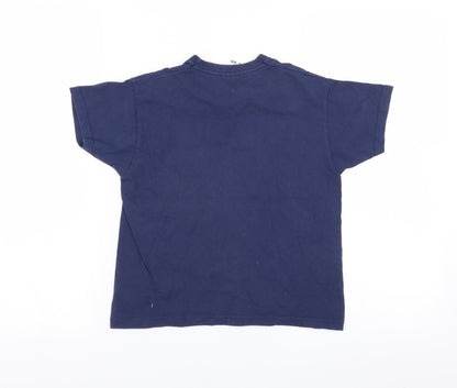 Preworn Boys Blue   Basic T-Shirt Size 5-6 Years  - HTA