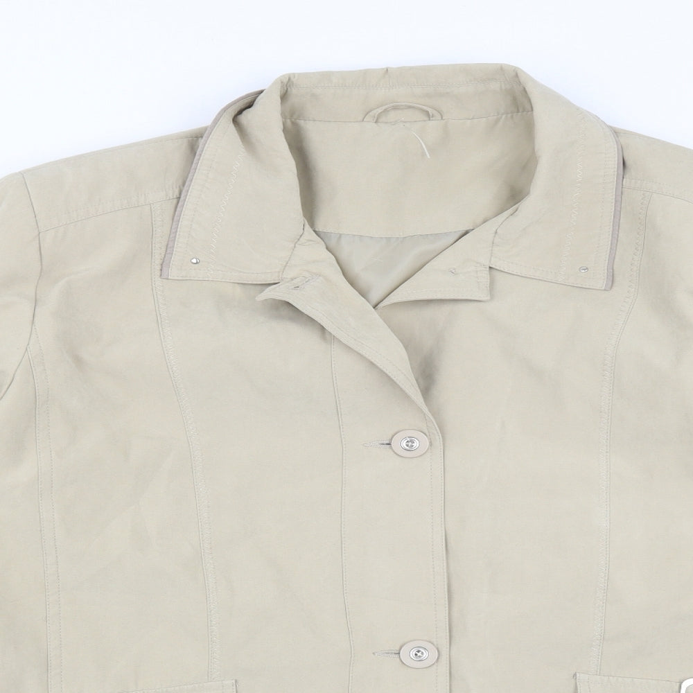 Womens UK Size 20 Preworn Beige Jacket