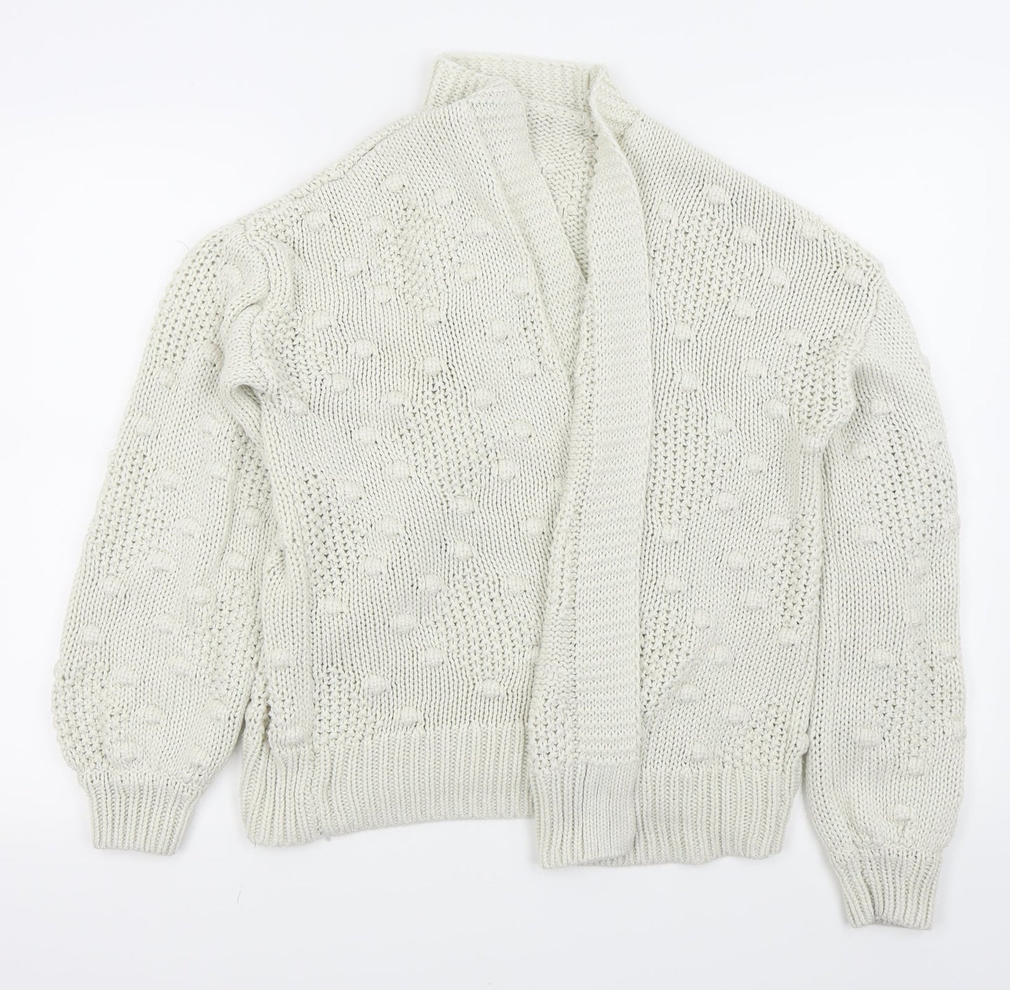 F&F Womens White   Cardigan Jumper Size 10