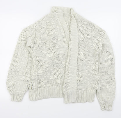 F&F Womens White   Cardigan Jumper Size 10