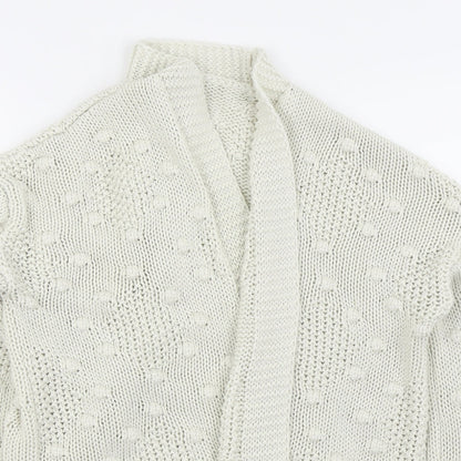 F&F Womens White   Cardigan Jumper Size 10