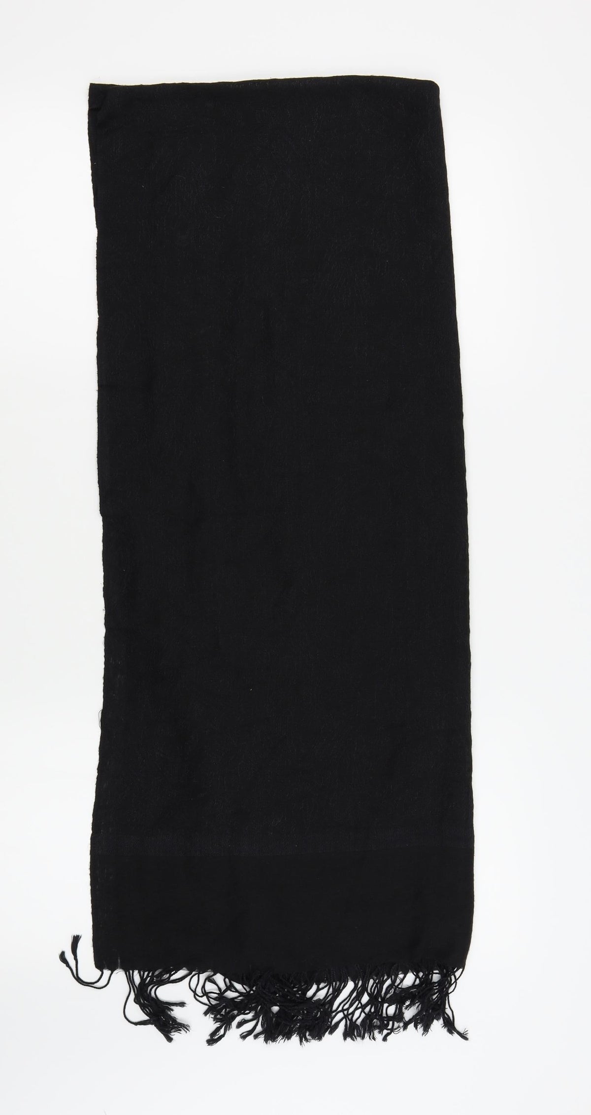 Preworn Womens Black    Scarf