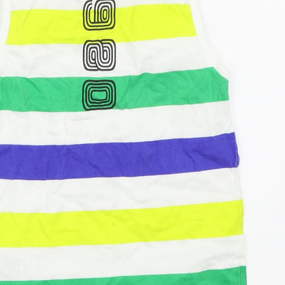 Mayoral Boys Multicoloured Striped  Basic Tank Size 7 Years