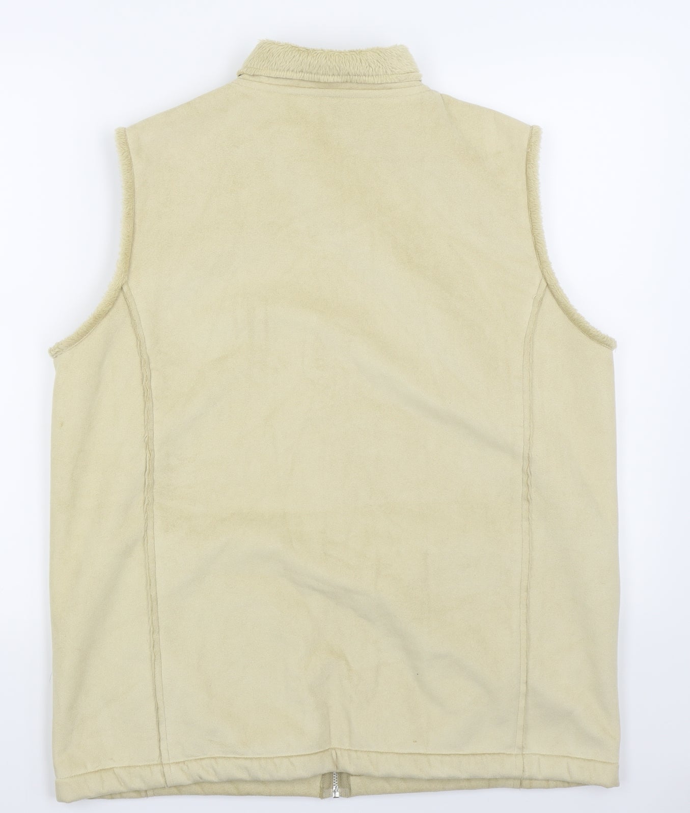 Womens UK Size 16 Alice Collins Beige Gilet