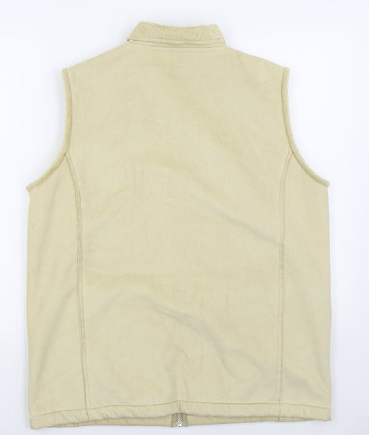 Womens UK Size 16 Alice Collins Beige Gilet