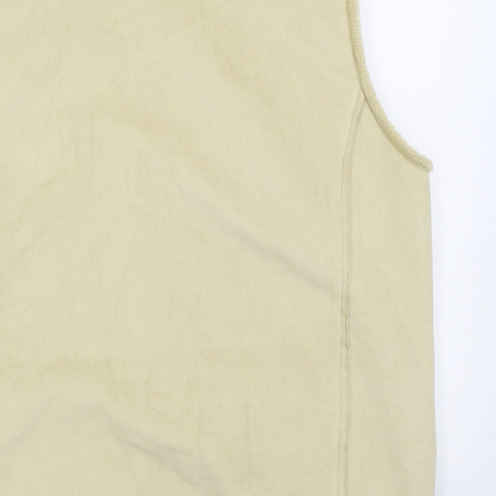 Womens UK Size 16 Alice Collins Beige Gilet
