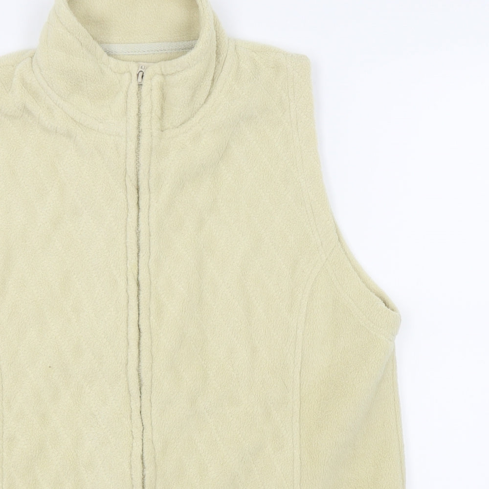 Womens UK Size 14 EWM White Gilet