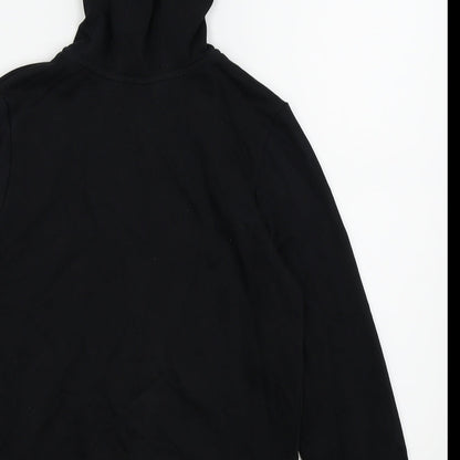 Asda George Boys Black   Full Zip Jumper Size 13-14 Years