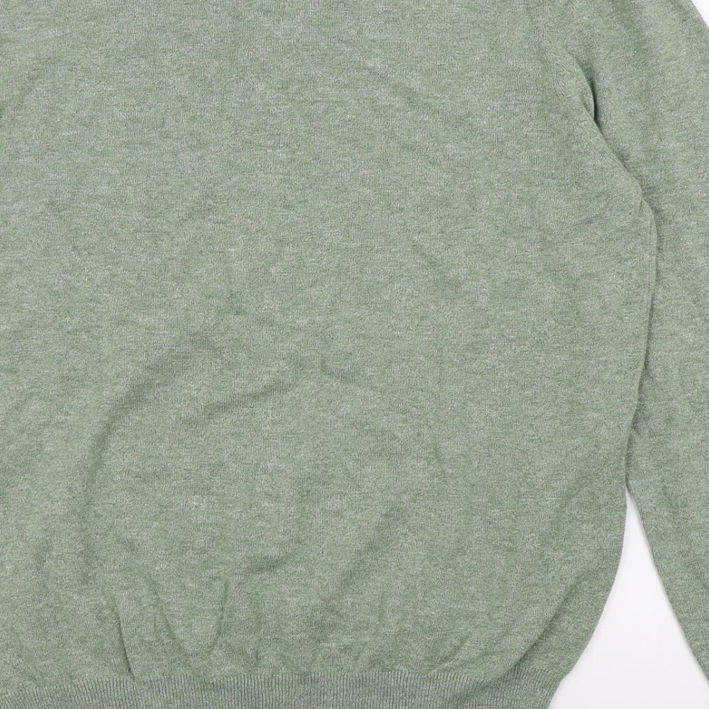 TU Mens Green   Pullover Jumper Size L