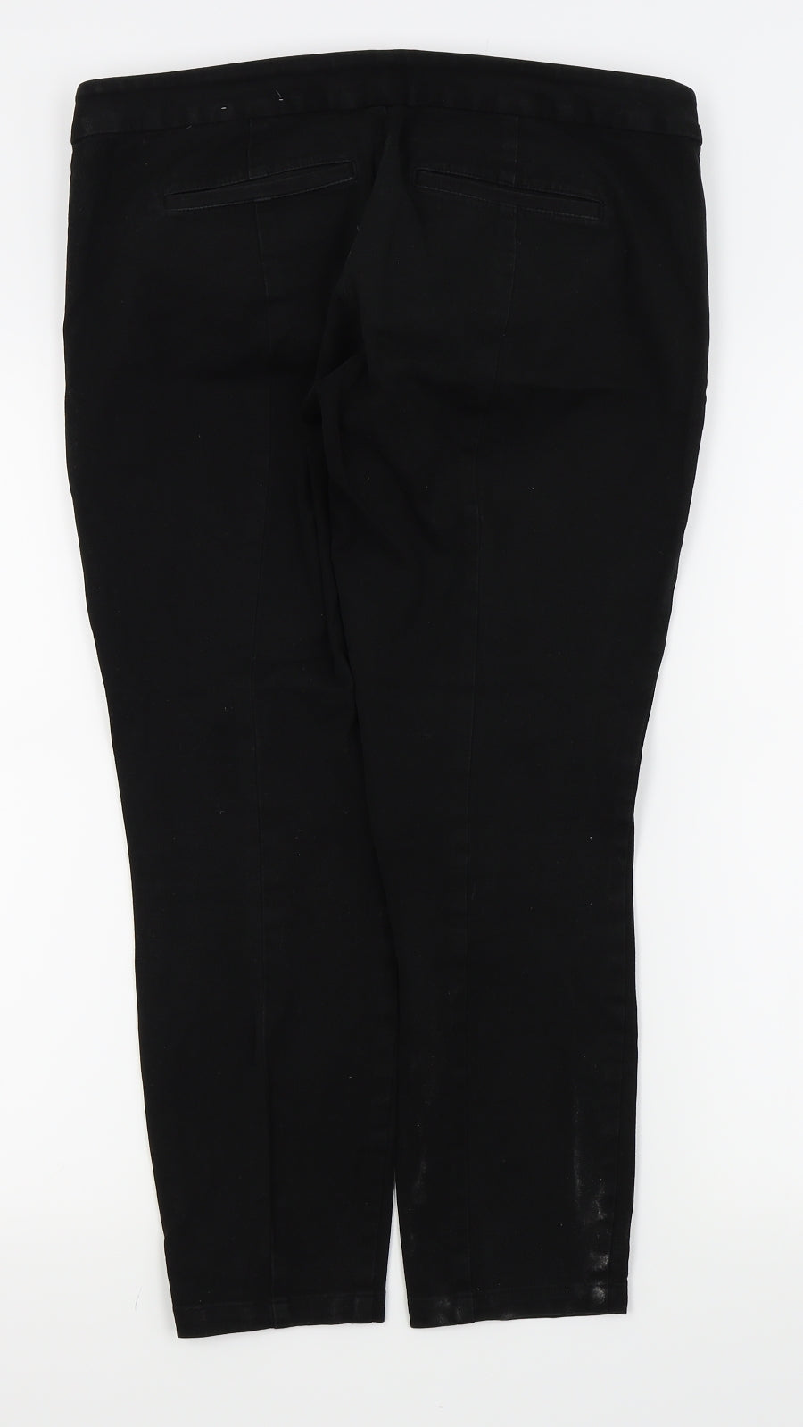Womens UK Size 12 Gap Regular Fit  Black Trousers