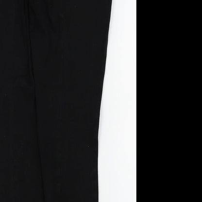 Womens UK Size 12 Gap Regular Fit  Black Trousers