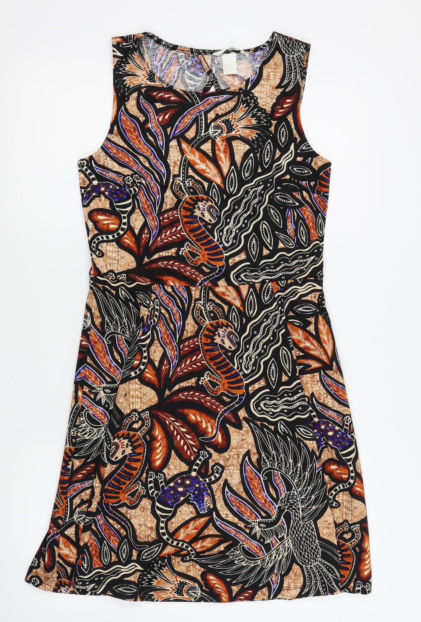 H&M Womens Multicoloured   Fit & Flare  Size 12