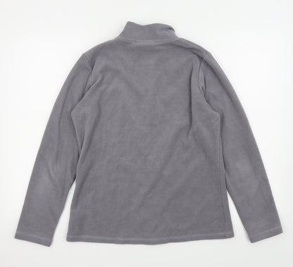 Miss Fiori Womens Grey   Full Zip Jumper Size M  - Fleece