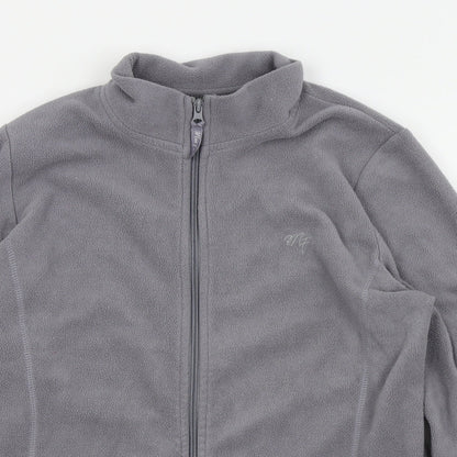 Miss Fiori Womens Grey   Full Zip Jumper Size M  - Fleece