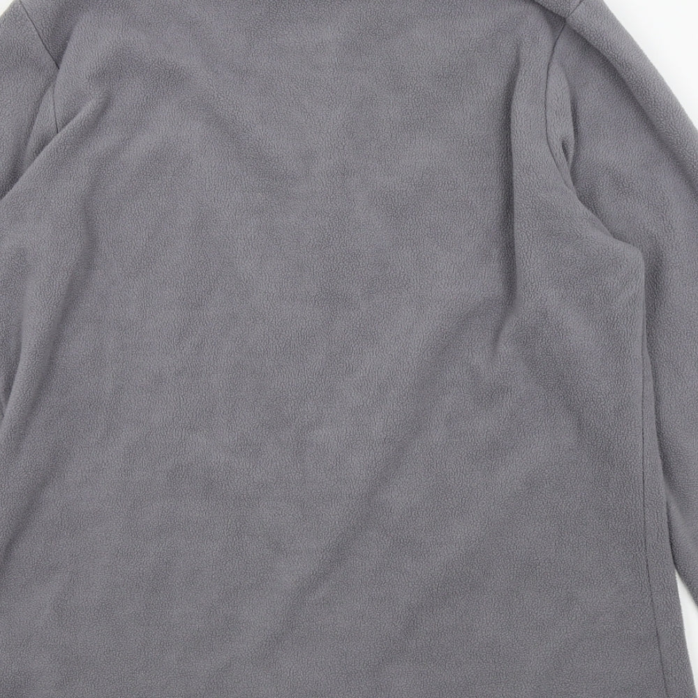 Miss Fiori Womens Grey   Full Zip Jumper Size M  - Fleece