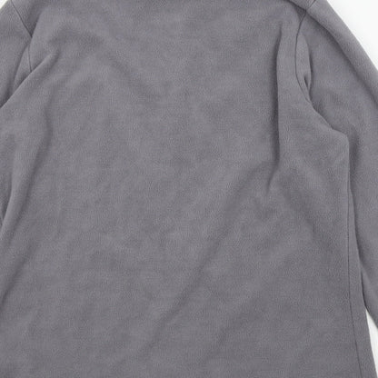 Miss Fiori Womens Grey   Full Zip Jumper Size M  - Fleece