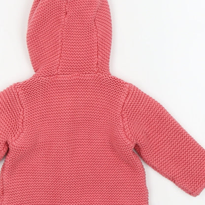 M&S  Pink   Cardigan Jumper Size 3-6 Months