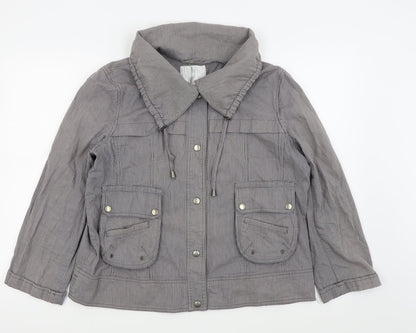Lakeland Womens Grey Striped  Jacket  Size 16