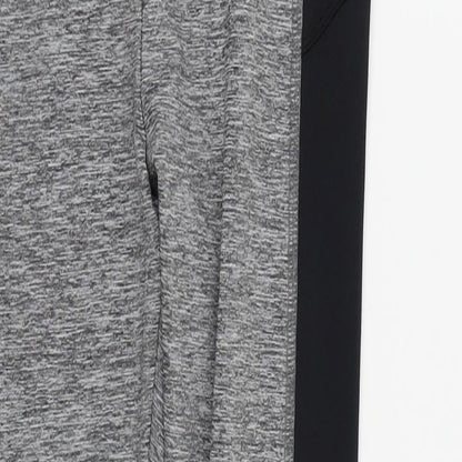 WorkOut Womens Grey   Compression Leggings Size 10 L25 in