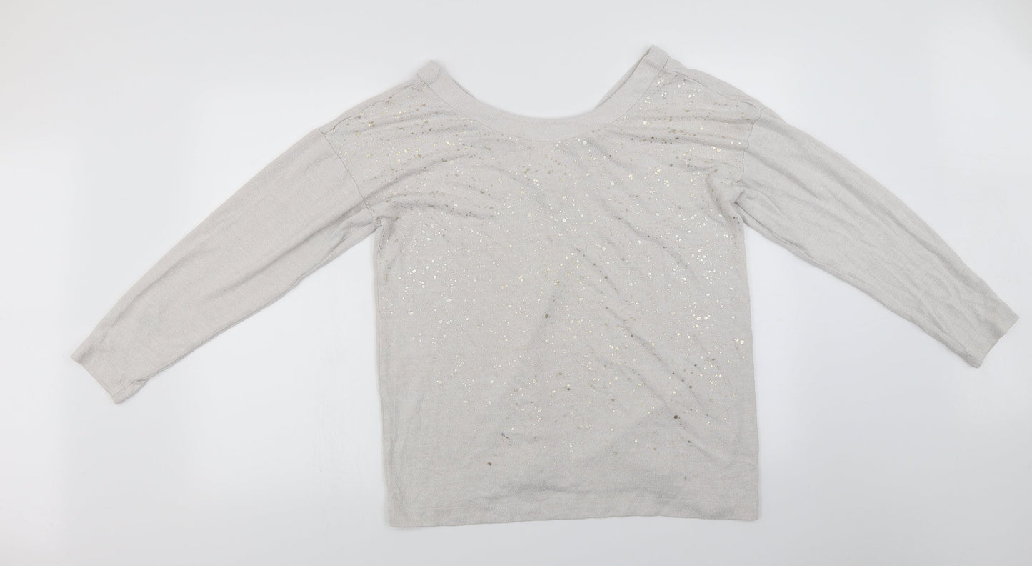 Womens UK Size 16 NEXT Ivory Basic Blouse