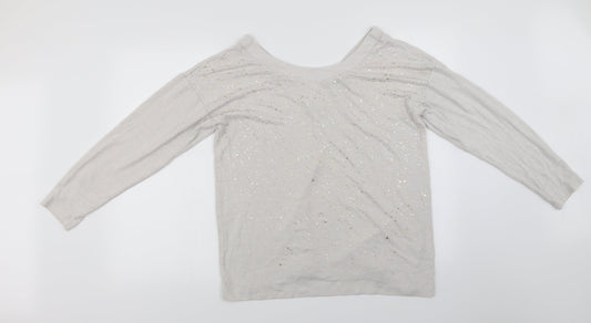 Womens UK Size 16 NEXT Ivory Basic Blouse