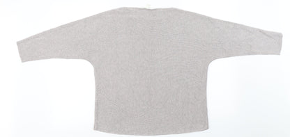 H&M Womens Grey   Pullover Jumper Size M