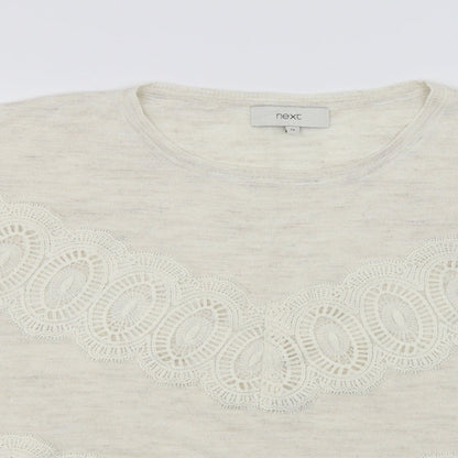 Next  Womens Ivory   Pullover Jumper Size 14