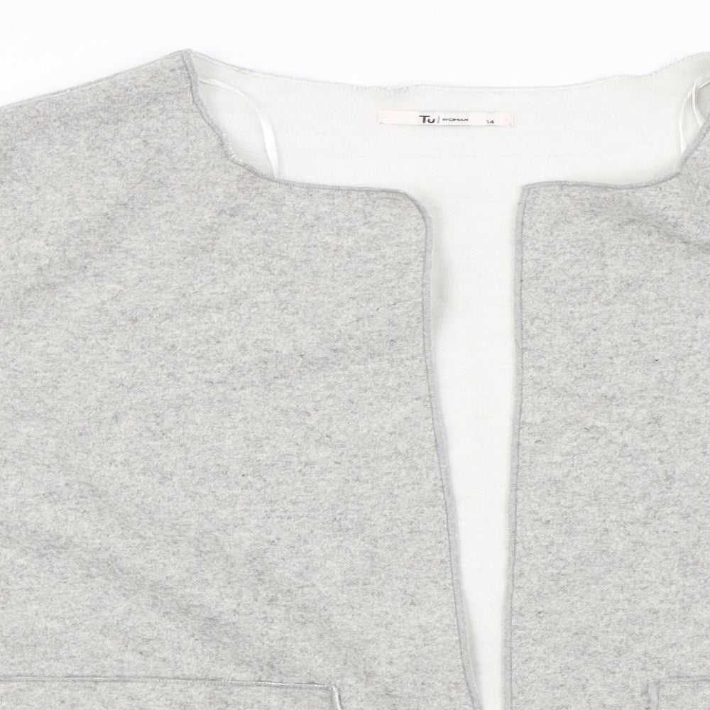 TU Womens Grey   Jacket Coat Size 14