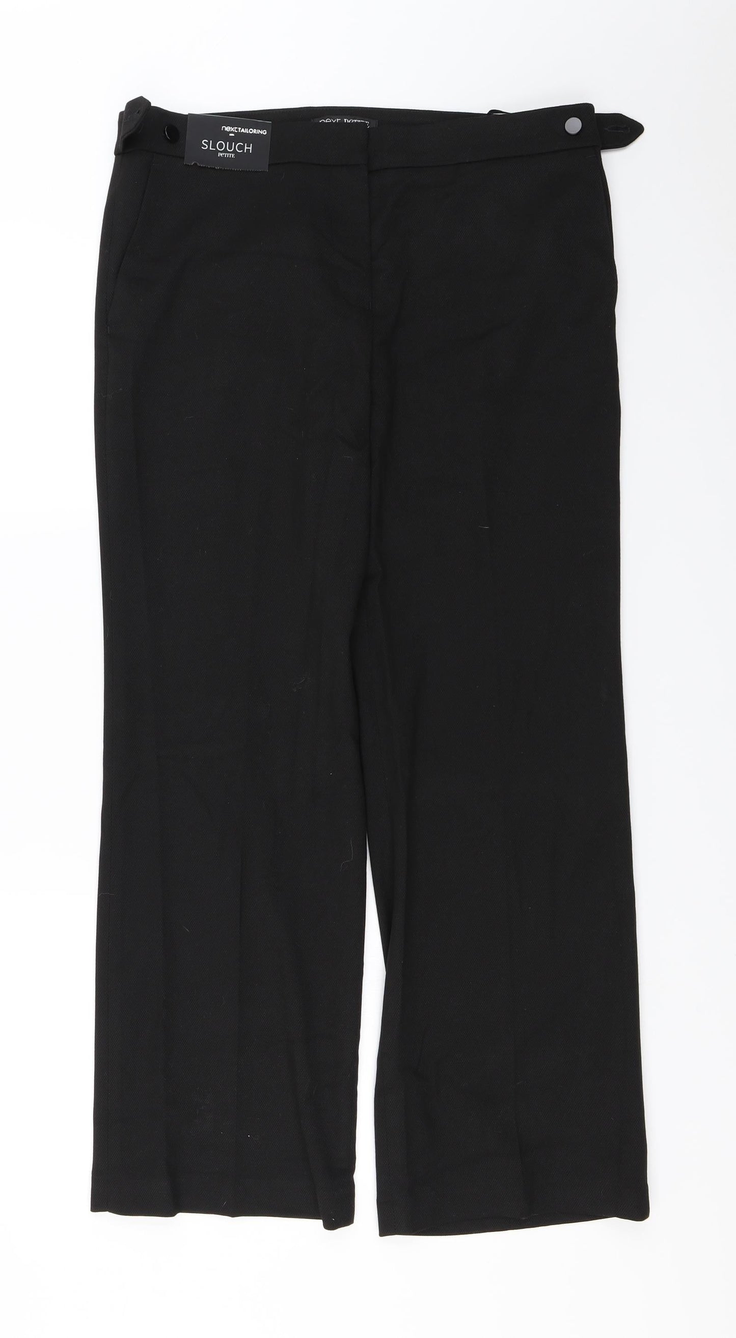 Womens UK Size 10 NEXT Regular Fit  Black Trousers