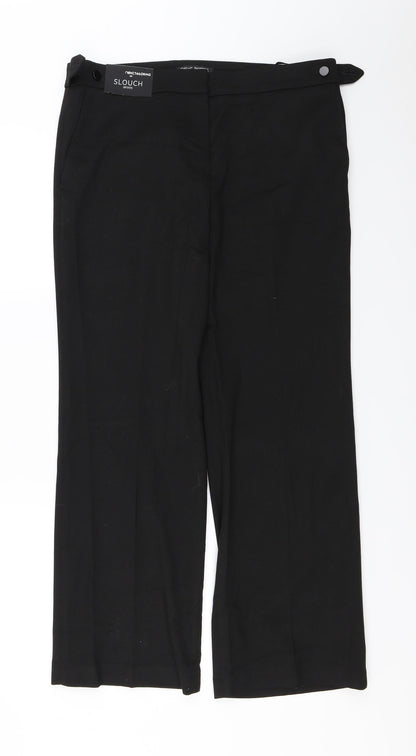Womens UK Size 10 NEXT Regular Fit  Black Trousers