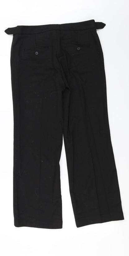 Womens UK Size 10 NEXT Regular Fit  Black Trousers